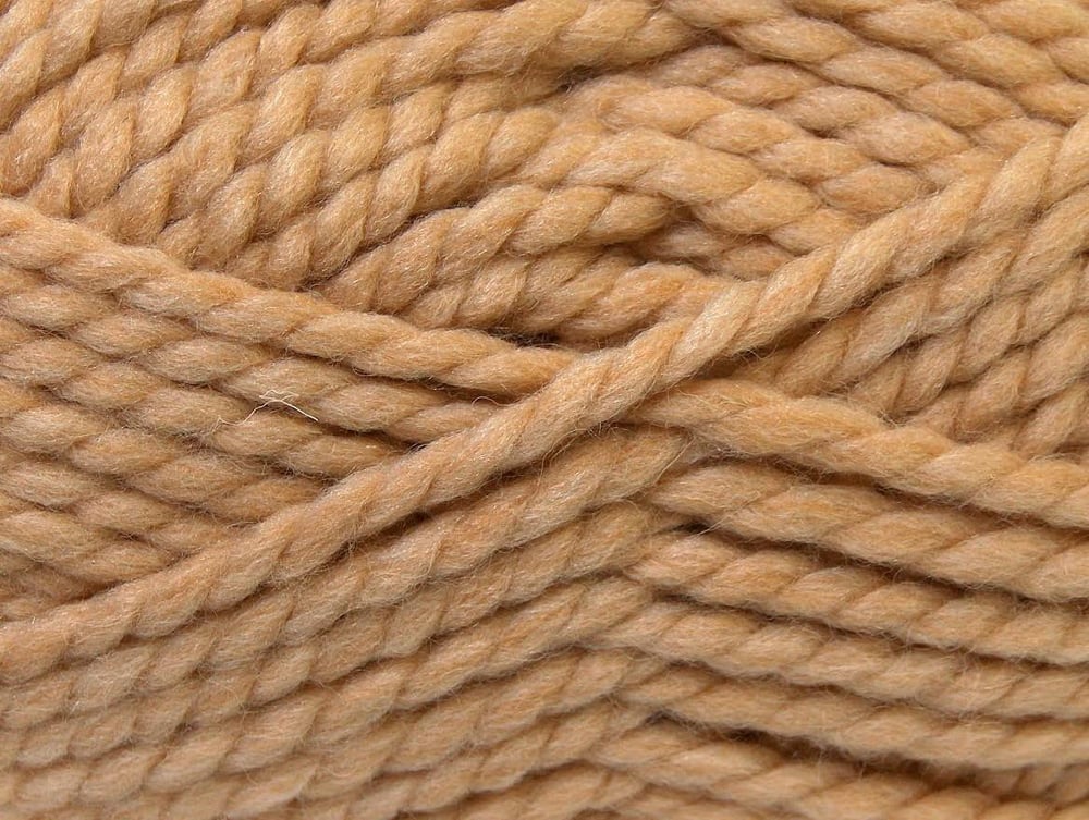 2x150gr. ALPINE Açık Kahve Yün, Akrilik Kışlık, Yün, Çok Kalın