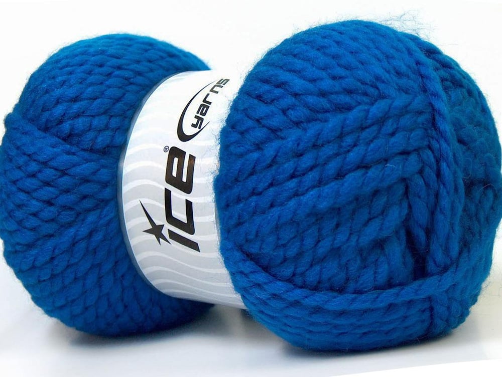 2x150gr. ALPINE Mavi Yün, Akrilik Kışlık, Yün, Çok Kalın