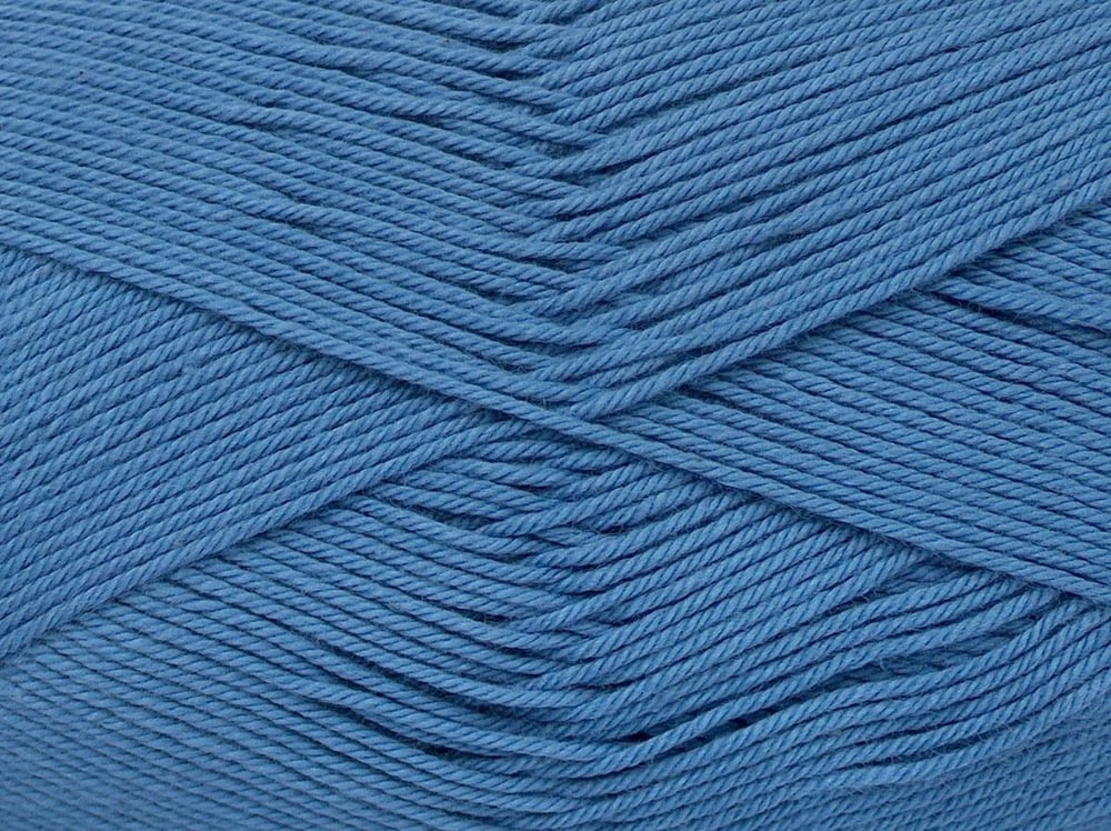 4x100gr. AMIGURUMI PURE COTTON Açık Mavi Pamuk Bebe, Yazlık İplikler, Pamuk, Tığ İşi, Düz iplikler