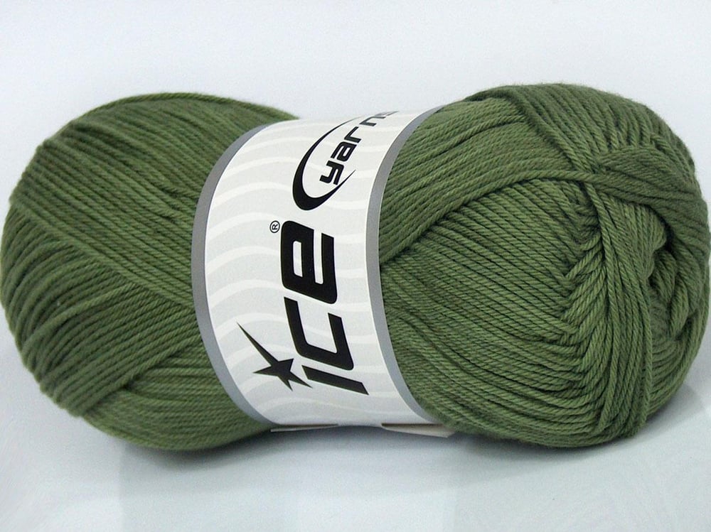 4x100gr. AMIGURUMI PURE COTTON Açık Haki Pamuk Bebe, Yazlık İplikler, Pamuk, Tığ İşi, Düz iplikler