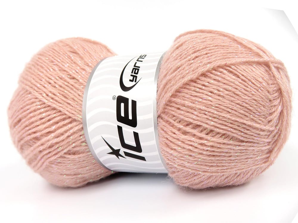 4x100gr. ANGORA GLITZ Bebe Pembesi Metalik Simli, Tiftik, Yün, Akrilik Metalik Simli, Kışlık, Angora, Yün, Tiftik, Akrilik