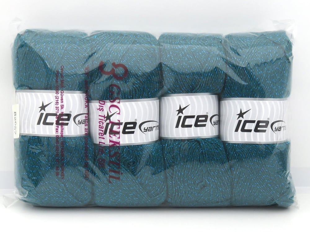 4x100gr. ANGORA GLITZ Koyu yeşil Metalik Simli, Tiftik, Yün, Akrilik Metalik Simli, Kışlık, Angora, Yün, Tiftik, Akrilik