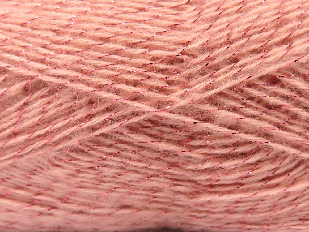 4x100gr. ANGORA GLITZ Açık Somon Metalik Simli, Tiftik, Yün, Akrilik Metalik Simli, Kışlık, Angora, Yün, Tiftik, Akrilik