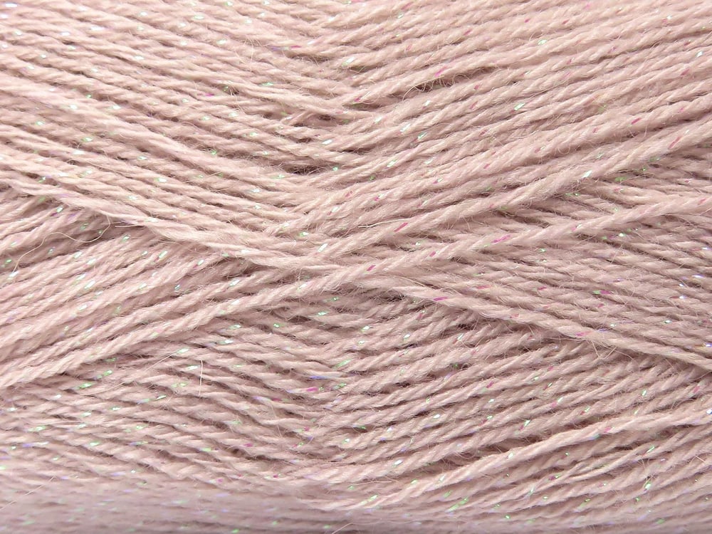 4x100gr. ANGORA GLITZ Pudra Pembe Metalik Simli, Tiftik, Yün, Akrilik Metalik Simli, Kışlık, Angora, Yün, Tiftik, Akrilik