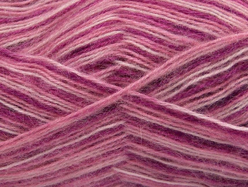 4x100gr. ANGORA SUPREME COLOR Pembe tonları Akrilik, Angora Kışlık, Angora, Batik Desenli