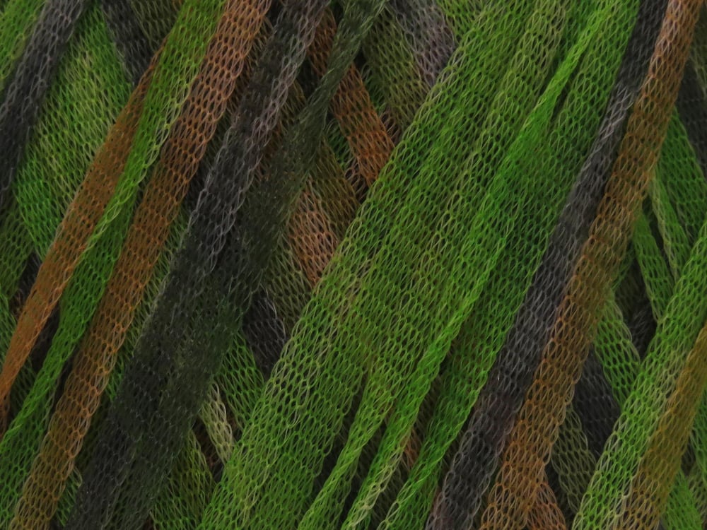 6x25gr. ARIA FRESCA Altın, Açık Gri, Yeşil Tonları  Şerit, Yazlık İplikler, Zincir