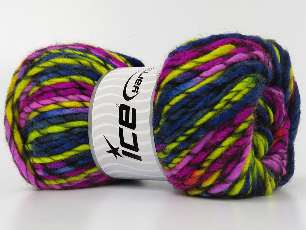 4x100gr. ARMONIA LANA BULKY Siyah, Mavi, Yeşil Tonları, Pembe tonları Yün, Akrilik Kışlık, Yün, Batik Desenli, Kalın, Akrilik