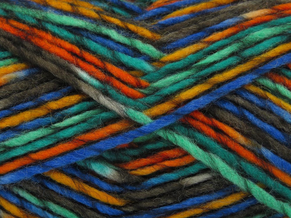 4x100gr. ARMONIA LANA Yeşil, Siyah, Mavi, Deve Tüyü, Altın tonları Yün, Akrilik Kışlık, Yün, Batik Desenli, Worsted, Akrilik