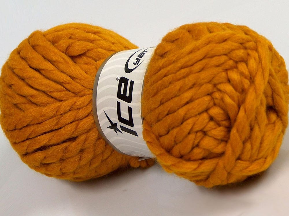 4x100gr. ASTORIA Turuncu Yün, Akrilik Kışlık, Yün, Çok Kalın, Batik Desenli