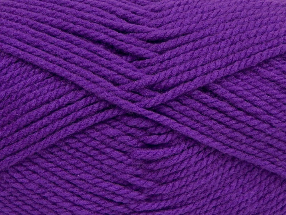 4x100gr. ATLAS Mor Akrilik Kışlık, Düz iplikler, Kalın, 100% Akrilik