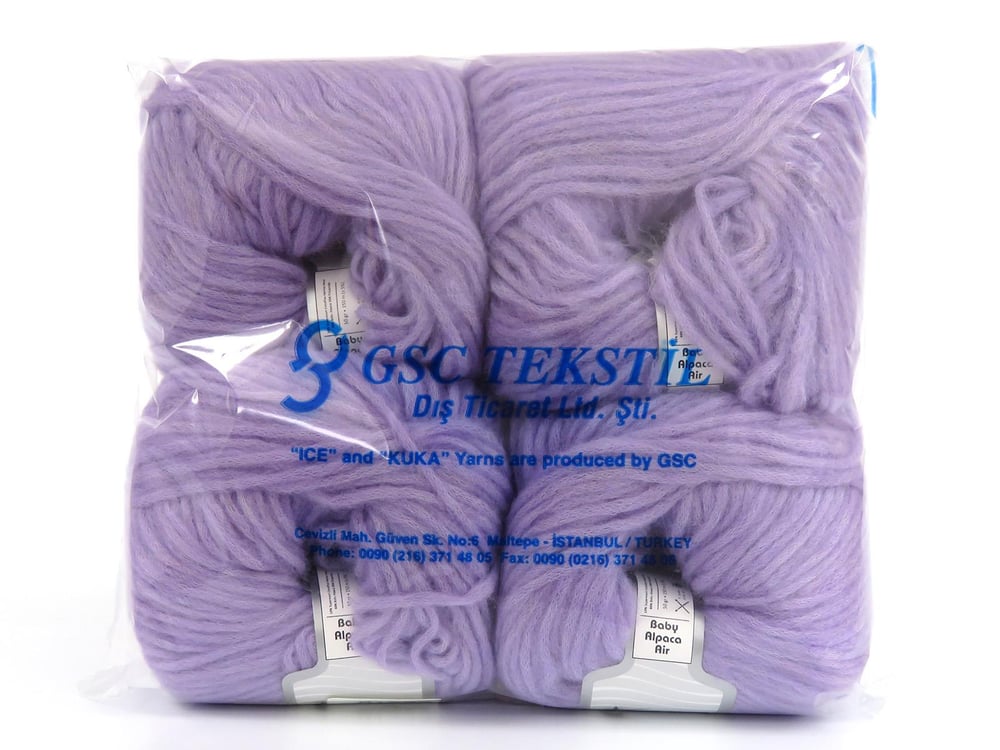4x50gr. BABY ALPACA AIR Koyu Eflatun Bebe Alpaka Lüks, Alpaka, Merinos, Kışlık, Yün, Worsted, Zincir