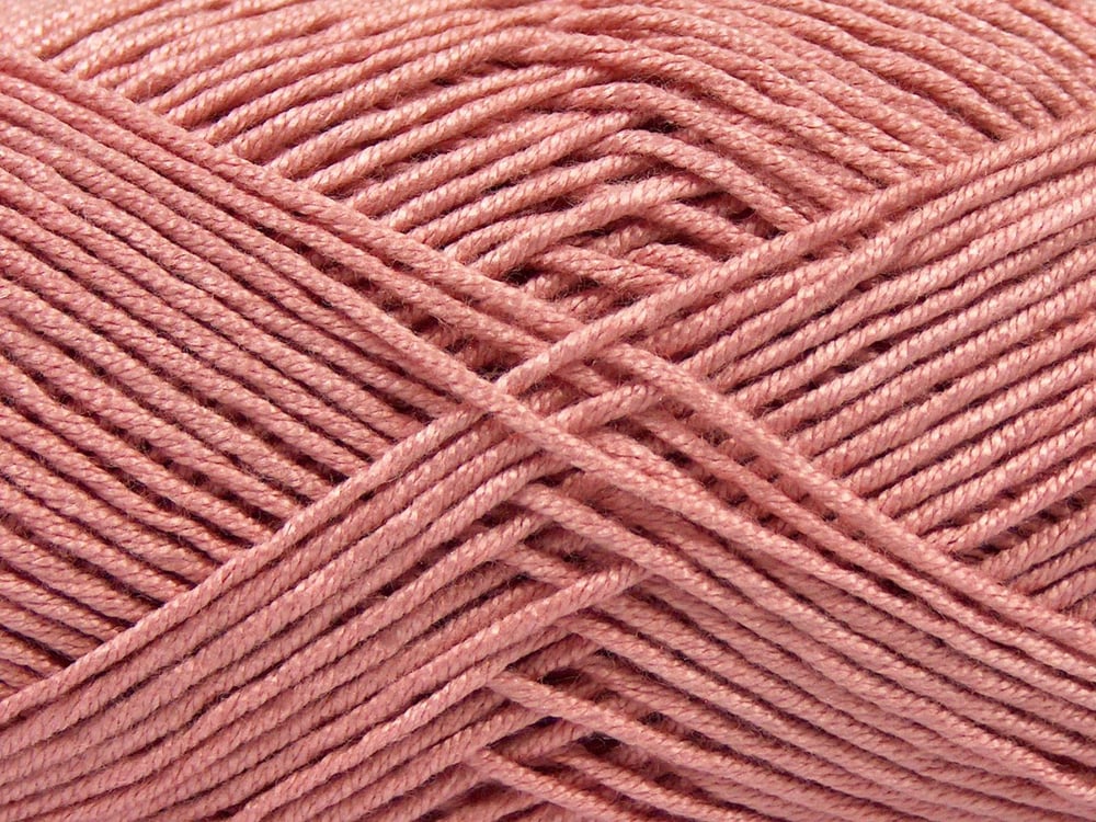 8x50gr. BABY BAMBOO Gül pembe Akrilik, Bambu Bebe, Yazlık İplikler, Bambu