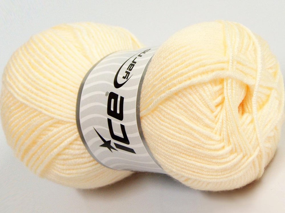 Lot of 4 x 100gr Skeins Ice Yarns BABY BIO Hand Knitting Yarn Light Salmon