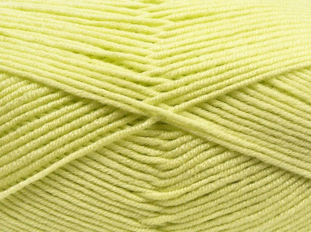 Lot of 4 x 100gr Skeins Ice Yarns BABY BIO Hand Knitting Yarn Lime Green