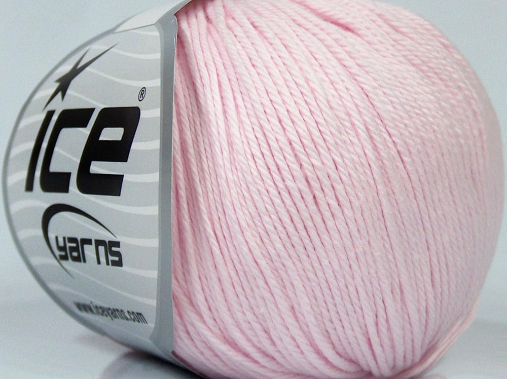 8x50gr. BABY COTTON Bebe Pembesi  Bebe, Yazlık İplikler, Pamuk, %100 Pamuk, Anti-Bakteriyel, Makina Yıkama