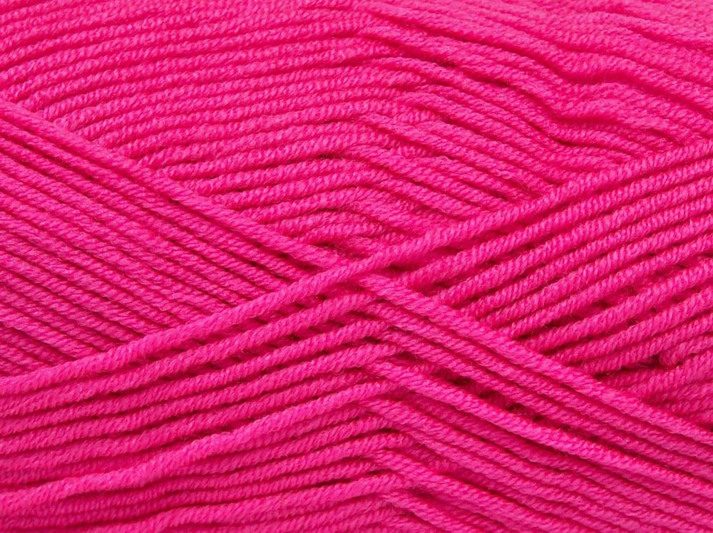 4x100gr. BABY DREAM Şeker pembe  Kışlık, Düz iplikler, Worsted, 100% Akrilik , Anti-Pilling