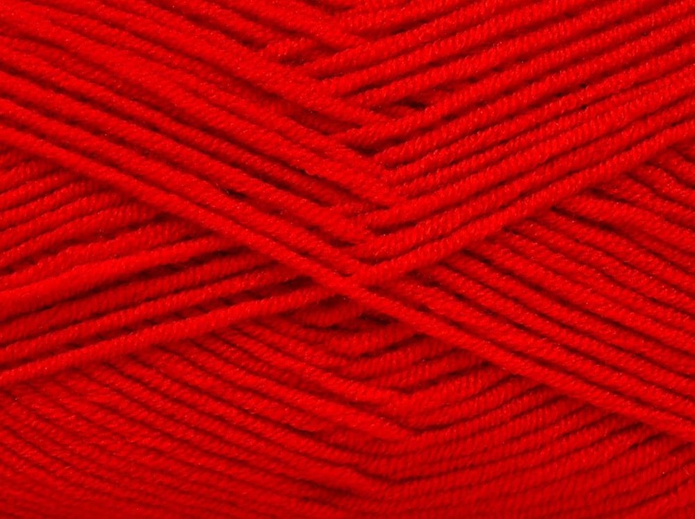 4x100gr. BABY DREAM Kırmızı  Kışlık, Düz iplikler, Worsted, 100% Akrilik , Anti-Pilling