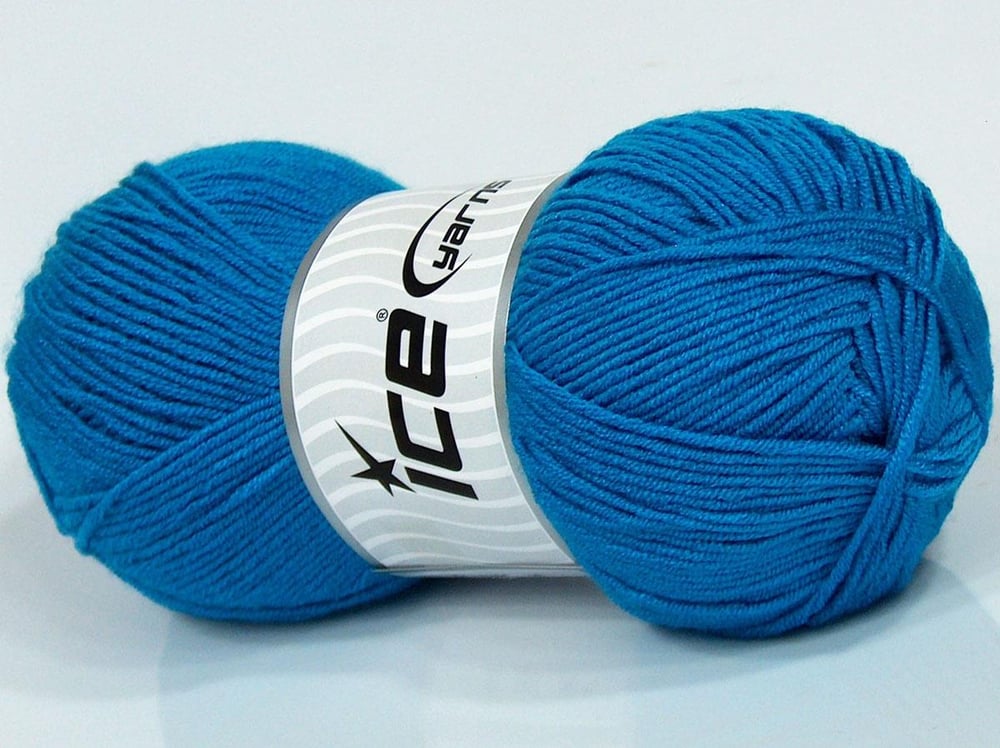 4x100gr. BABY DREAM Turkuaz  Kışlık, Düz iplikler, Worsted, 100% Akrilik , Anti-Pilling