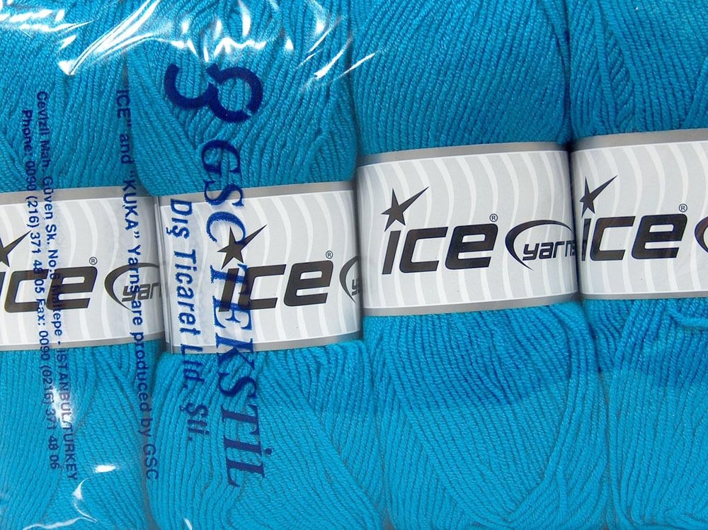 4x100gr. BABY DREAM Turkuaz  Kışlık, Düz iplikler, Worsted, 100% Akrilik , Anti-Pilling
