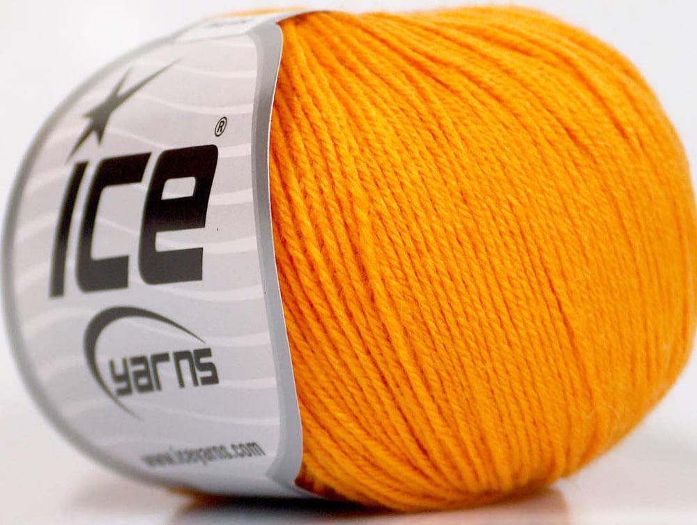 6x50gr. BABY MERINO Altın Akrilik, Merino Yün Merinos, Kışlık, Bebe, Yün