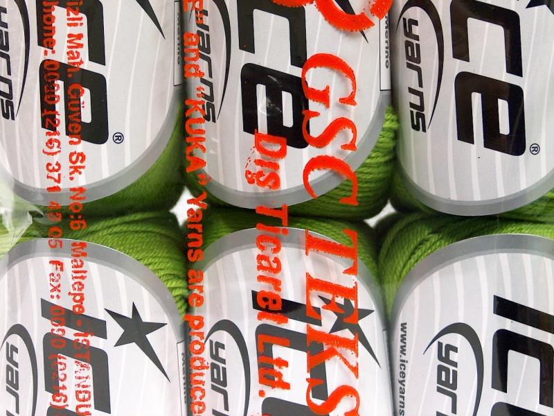 6x50gr. BABY MERINO Yeşil Akrilik, Merino Yün Merinos, Kışlık, Bebe, Yün