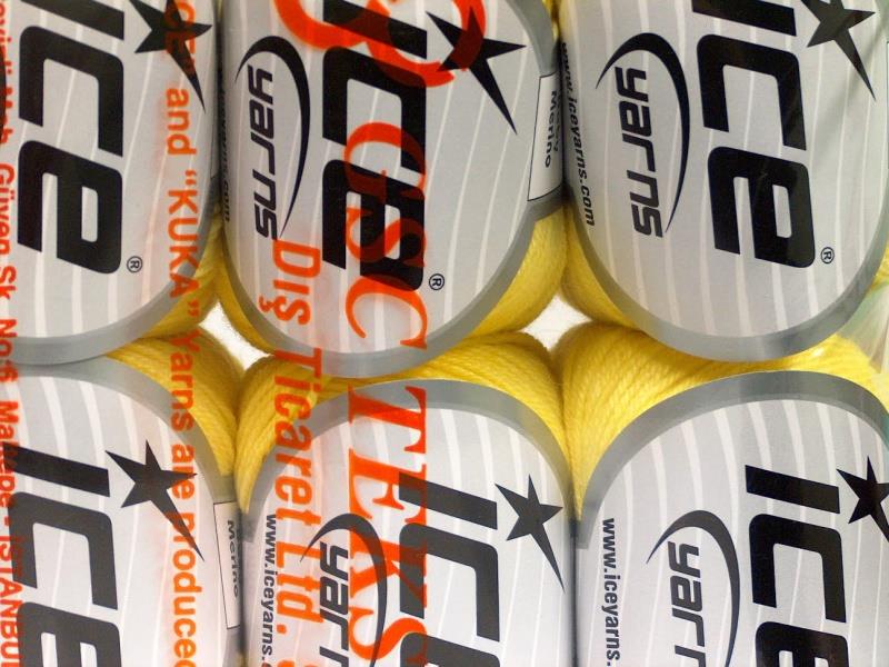 6x50gr. BABY MERINO Açık Sarı Akrilik, Merino Yün Merinos, Kışlık, Bebe, Yün