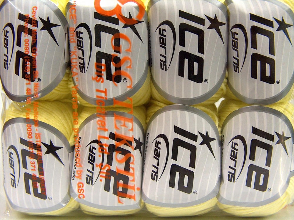 8x50gr. BABY MODAL Açık Sarı Akrilik Bebe