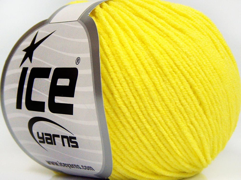 8x50gr. BABY MODAL Neon Sarı Akrilik Bebe