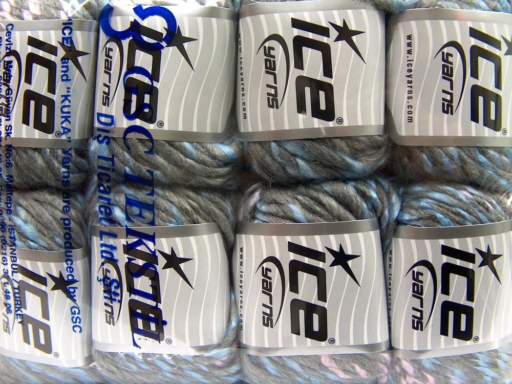 8x50gr. BABY TWIST Açık Gri, Açık Mavi, Açık Pembe Yün, Akrilik Kışlık, Yün, Kalın