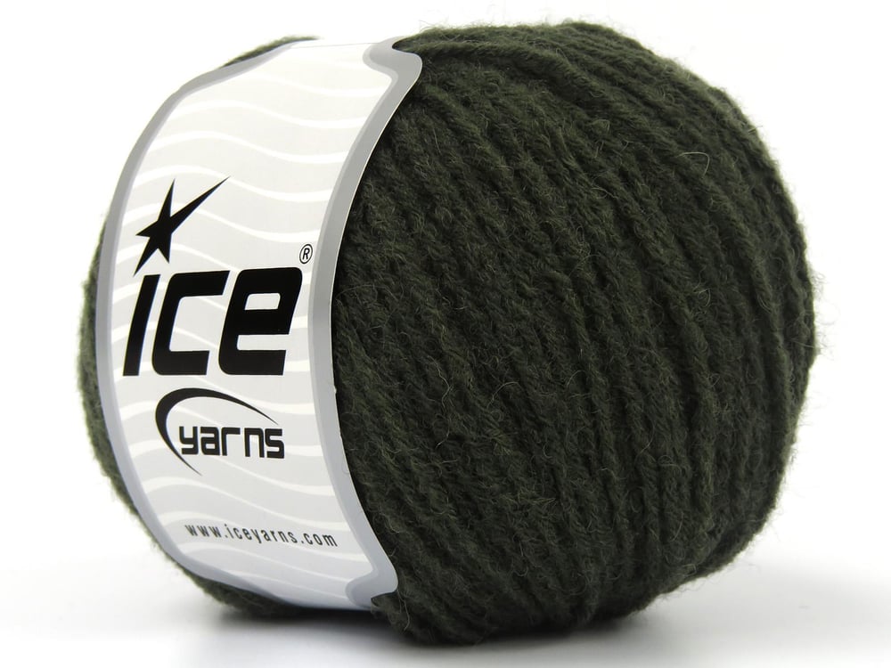 8x50gr. BAMBINO MERINO Koyu Haki Akrilik, Merino Yün Merinos, Kışlık, Bebe, Yün, Akrilik