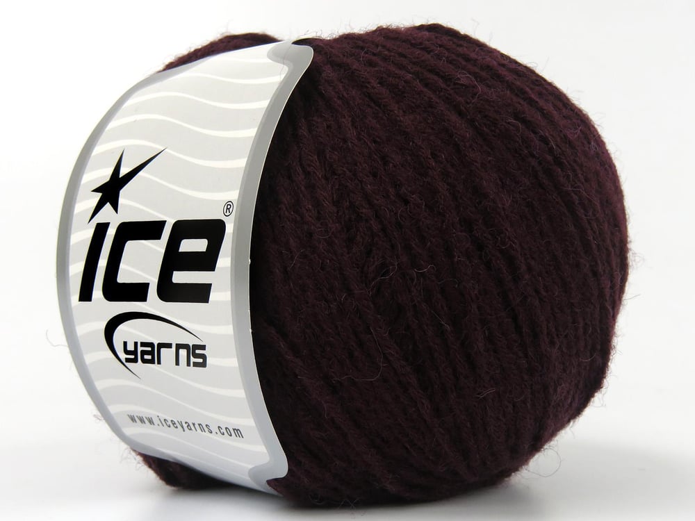8x50gr. BAMBINO MERINO Koyu Bordo Akrilik, Merino Yün Merinos, Kışlık, Bebe, Yün, Akrilik