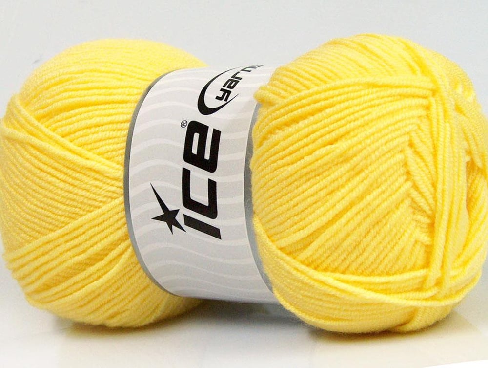 4x100gr. BAMBOO SOFT FINE Sarı Akrilik, Bambu Yazlık İplikler, Bambu