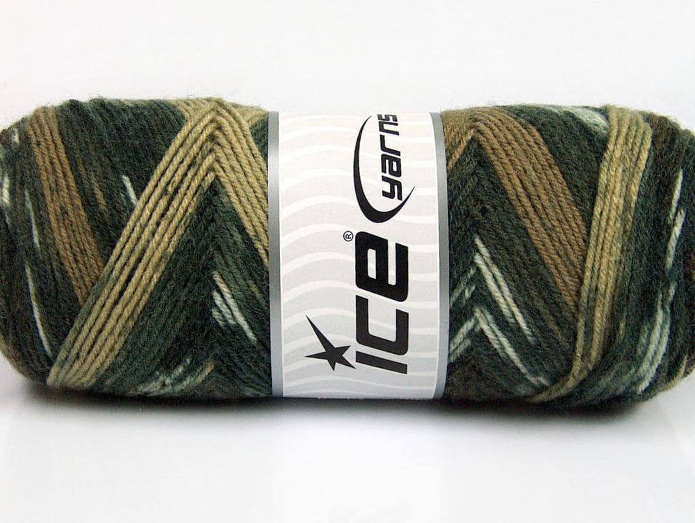 4x100gr. BONITO ETHNIC Beyaz, Kahverengi Tonları, Gri Tonları Akrilik, Yün Kışlık, Yün, Batik Desenli