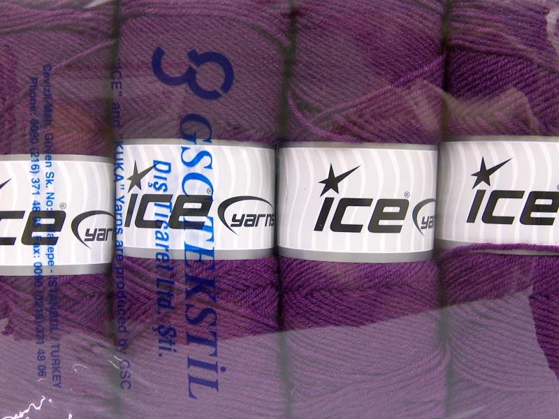 4x100gr. BONITO Mor Akrilik, Yün Kışlık, Yün