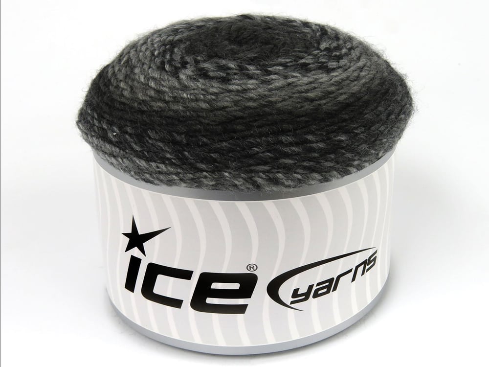 3x100gr. CAKES MELANGE Siyah, Gri Tonları Yün, Akrilik Kışlık, Yün, Düz iplikler, Batik Desenli, Akrilik