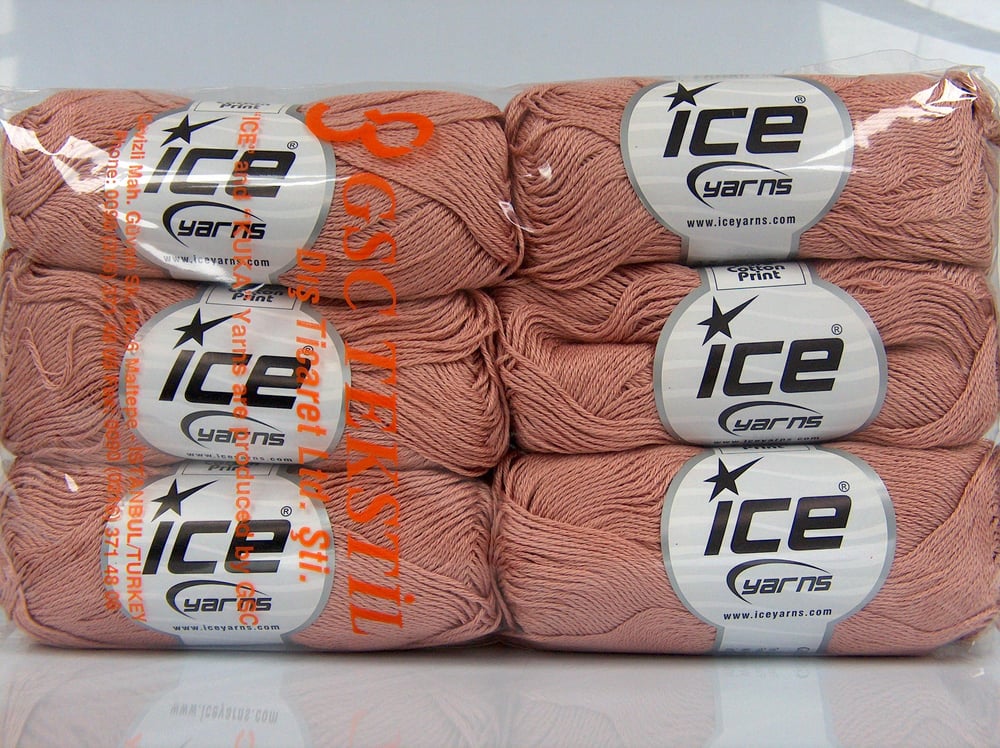 6x50gr. CECILIA COTTON  Merserize Pamuk Yazlık İplikler, Pamuk, %100 Pamuk