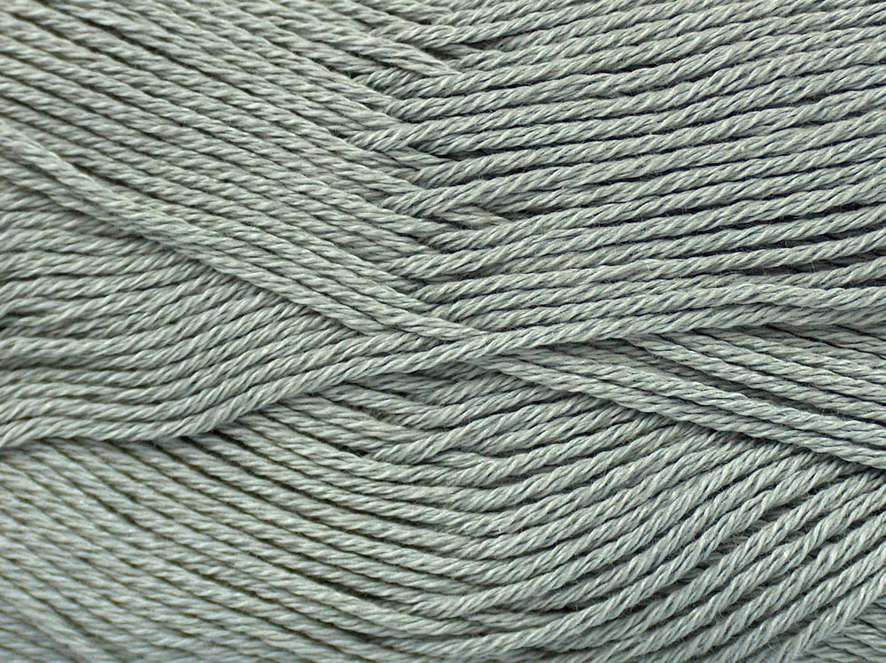 6x50gr. CECILIA COTTON Gri Merserize Pamuk Yazlık İplikler, Pamuk, %100 Pamuk
