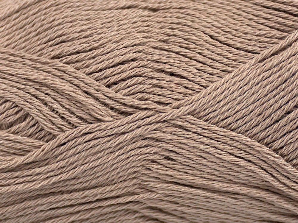 6x50gr. CECILIA COTTON Açık Kamel Merserize Pamuk Yazlık İplikler, Pamuk, %100 Pamuk