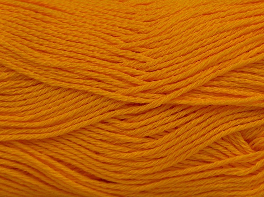 6x50gr. CECILIA COTTON Sarı Merserize Pamuk Yazlık İplikler, Pamuk, %100 Pamuk