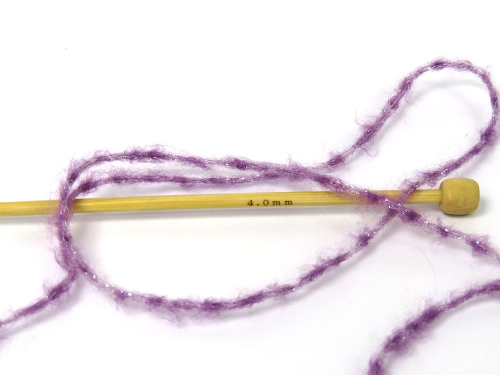 6x50gr. CHARM Mor Tiftik, Metalik Simli, Akrilik Metalik Simli, Lüks, Kışlık, Yün, Tiftik, Akrilik