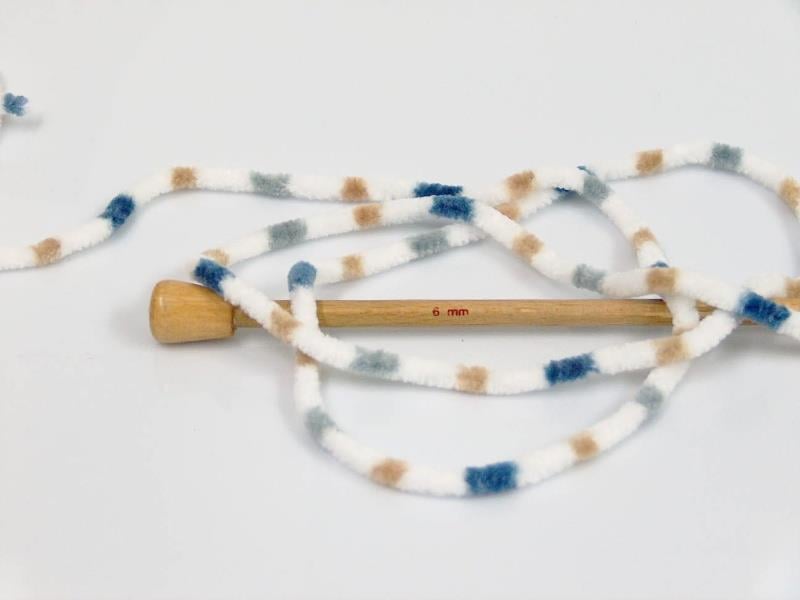 4x100gr. CHENILLE BABY COLORS Mavi, Beyaz, Gri, Deve Tüyü Mikro Fiber Kışlık, Bebe, Şönil, Batik Desenli, Worsted