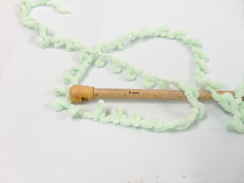 4x100gr. CHENILLE BOUCLERON Nane Yeşil Mikro Fiber Kışlık, Bebe, Şönil, Çok Kalın