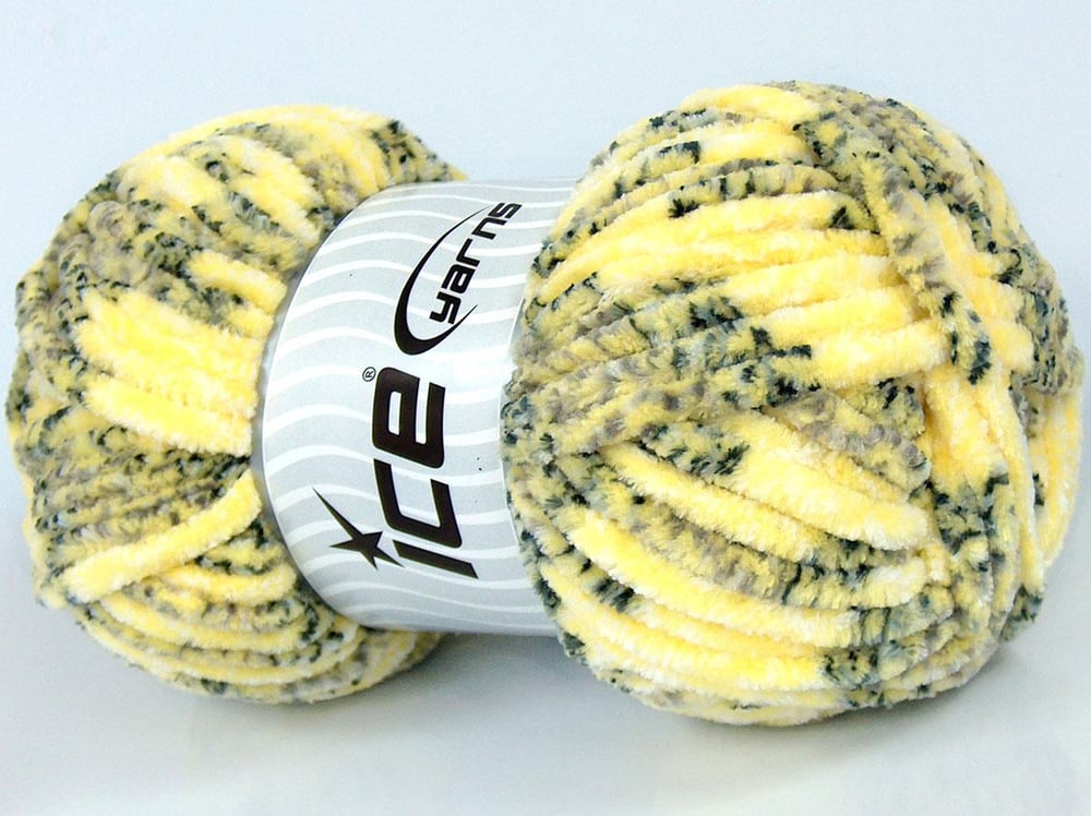 4x100gr. CHENILLE TWEED Siyah, Beyaz, Sarı, Gri Tonları Mikro Fiber Kışlık, Noktalı, Şönil, Çok Kalın, Batik Desenli