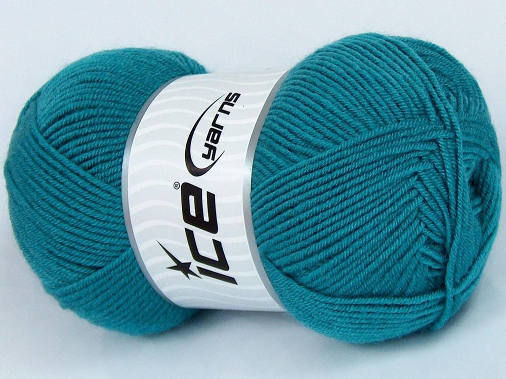 4x100gr. CLASSIC WOOL LIGHT Turkuaz Yün, Akrilik Kışlık, Yün, Düz iplikler