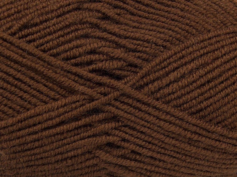 4x100gr. CLASSIC WOOL WORSTED Kahverengi Yün, Akrilik Kışlık, Yün, Düz iplikler, Worsted
