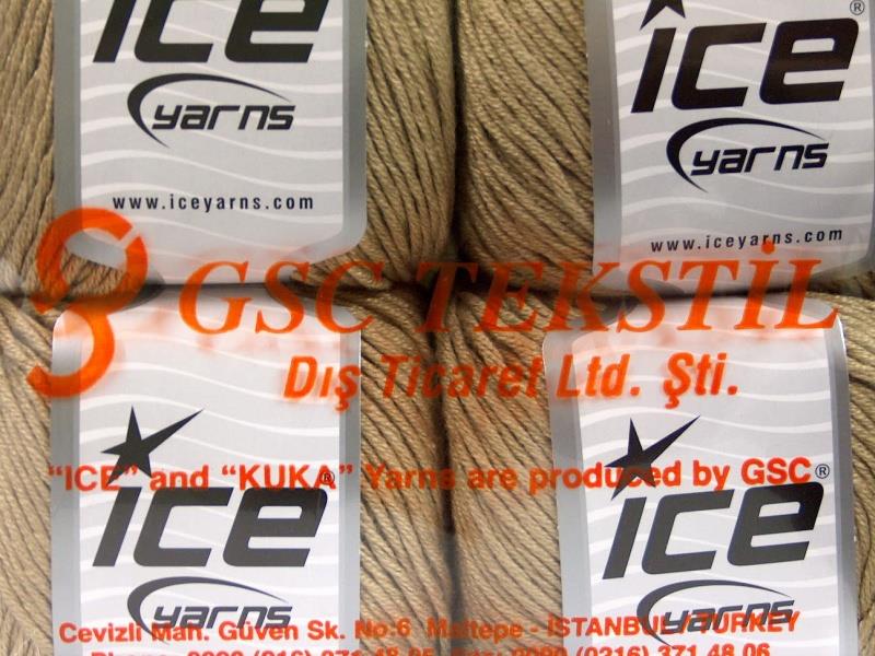 4x100gr. COTTON BAMBOO LIGHT Açık Kamel Pamuk, Bambu Yazlık İplikler, Pamuk, Bambu