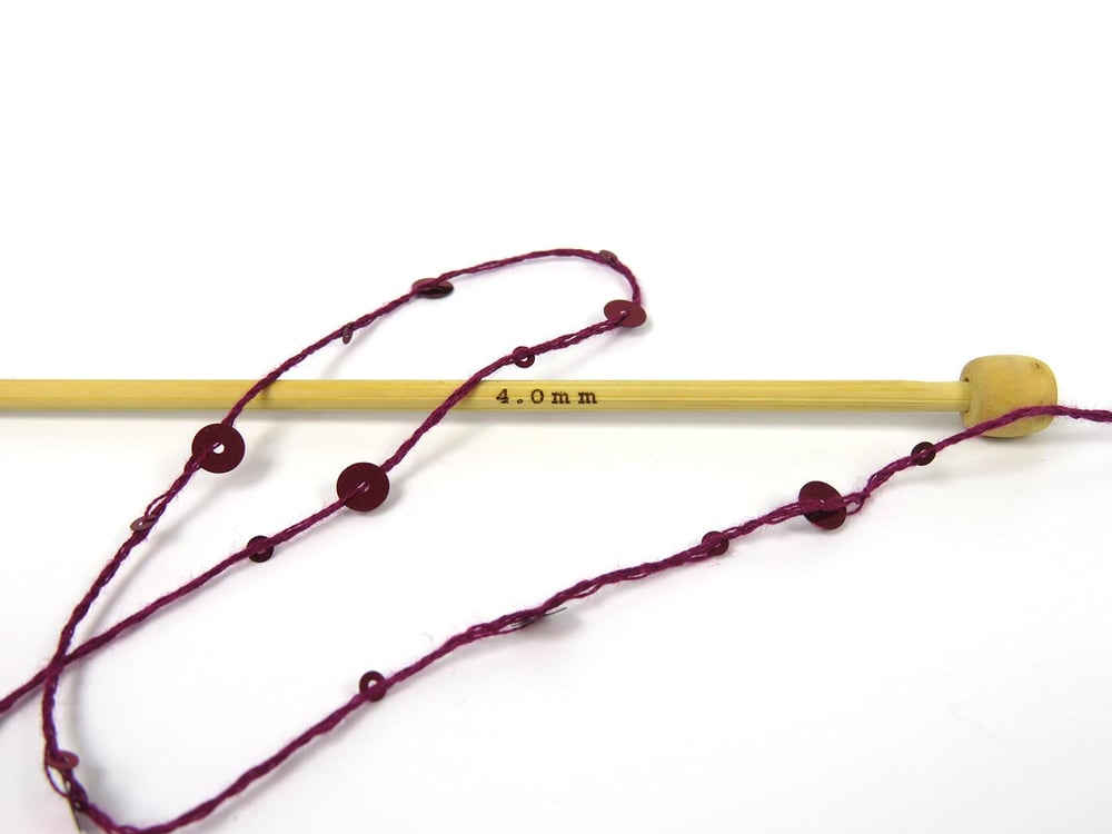 4x50gr. COTTON PAILLETTE Maron Pamuk Metalik Simli, Yazlık İplikler, Pamuk, Boncuklu Pullu