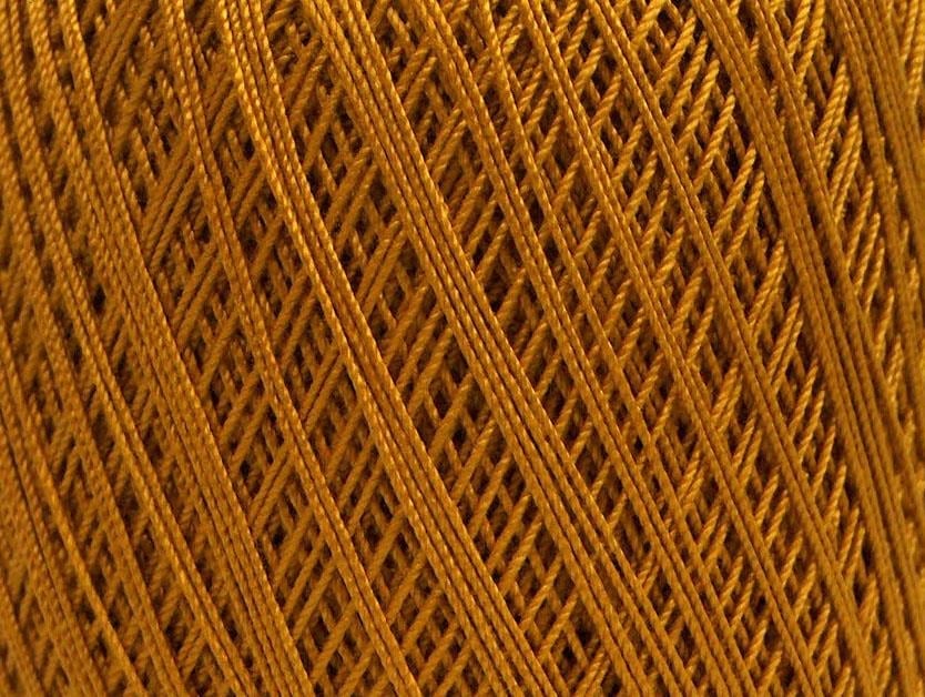 6x50gr. DAPHNE COTTON Karamel Merserize Pamuk Çok İnce, Yazlık İplikler, Pamuk, Tığ İşi, %100 Pamuk