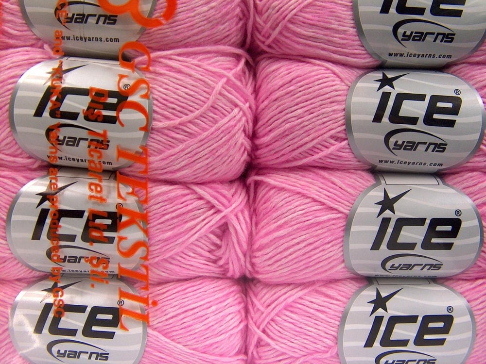 8x50gr. DENIM Pembe tonları Akrilik, Pamuk Yazlık İplikler, Pamuk