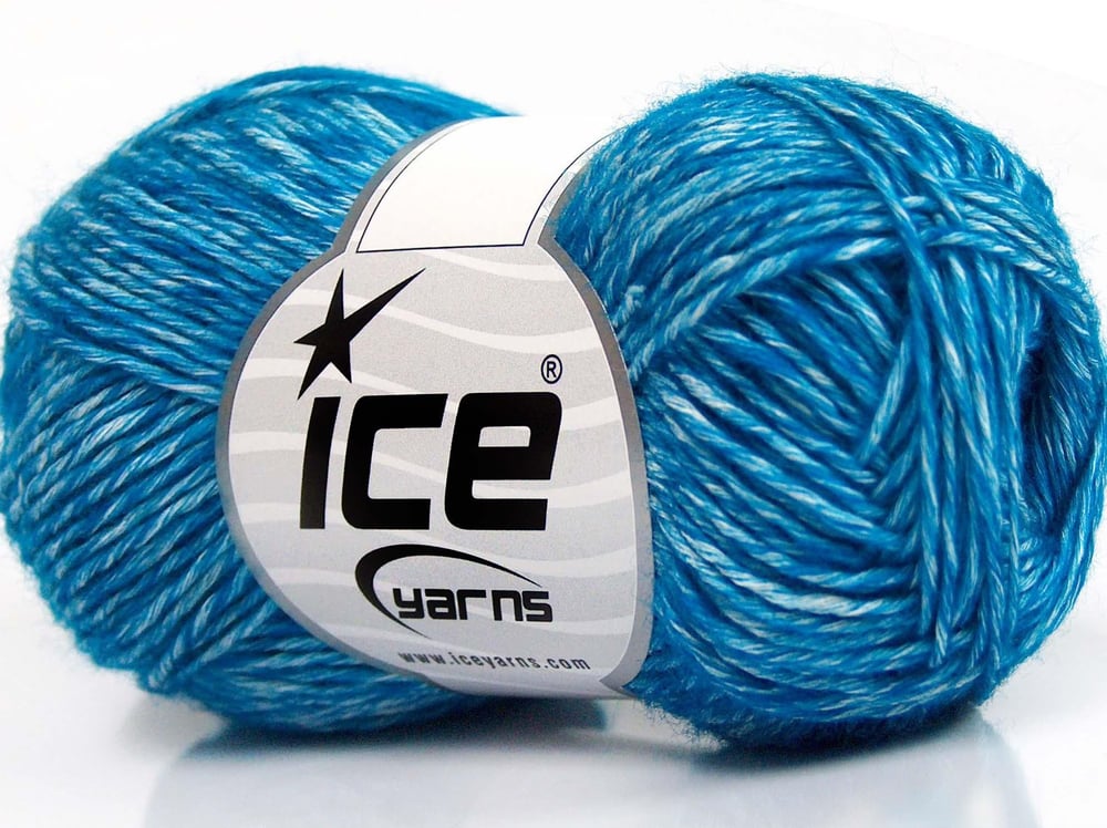 8x50gr. DENIM Turkuaz Akrilik, Pamuk Yazlık İplikler, Pamuk